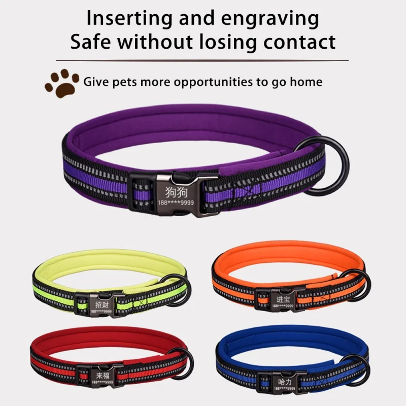 

Reflective Cat Collar Adjustable Nylon Pet Dogs Cats Collar Pet Reflective Necklace Kitten Teddy Small Dog Collar Pet Supplies