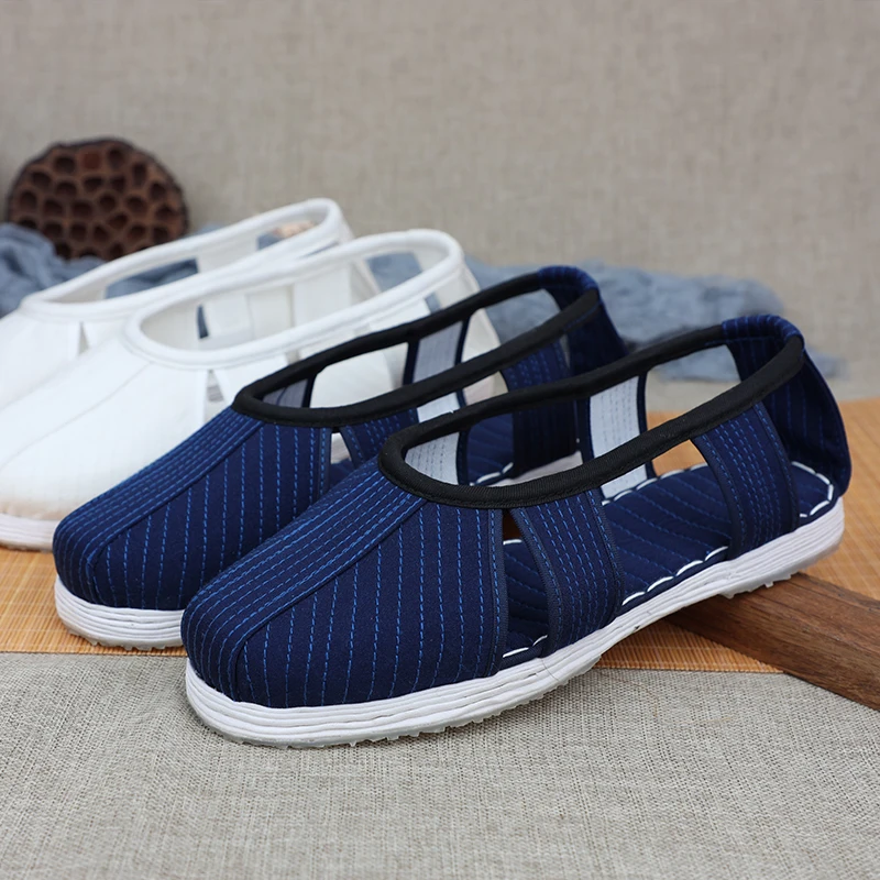 

Летние ручные туфли Melaleuca, обувь кунг-фу, туфли Tai Chi Wing Chun, китайские традиционные спортивные кроссовки из хлопчатобумажной ткани, дышащие