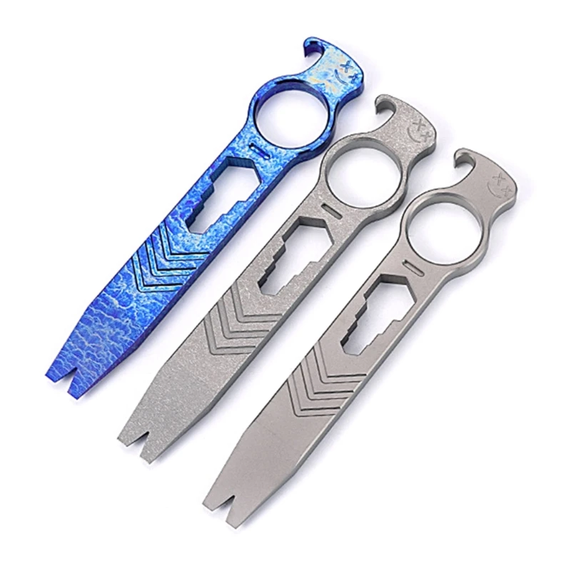 

Multifunction Outdoor Alloy Crowbars Wrench with Bottle Opener, Wrench 448D