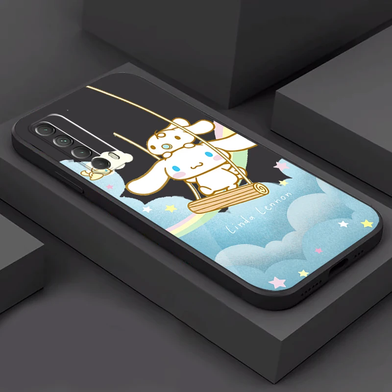 

Cartoon Hello Kitty Kuromi TAKARA TOMY Phone Case For Huawei P30 P40 Lite P20 Pro P Smart 2021 2020 2019 Z Liquid Silicon Funda