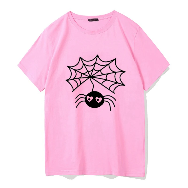 

Punk Spider Cyber y2k Clothes top Women T-shirt Slim vintage Harajuku aesthetic gothic Streetwear Tee shirt short sleeve tshirt