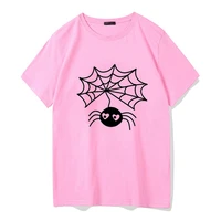 punk spider cyber y2k clothes top women t shirt slim vintage harajuku aesthetic gothic streetwear tee shirt short sleeve tshirt
