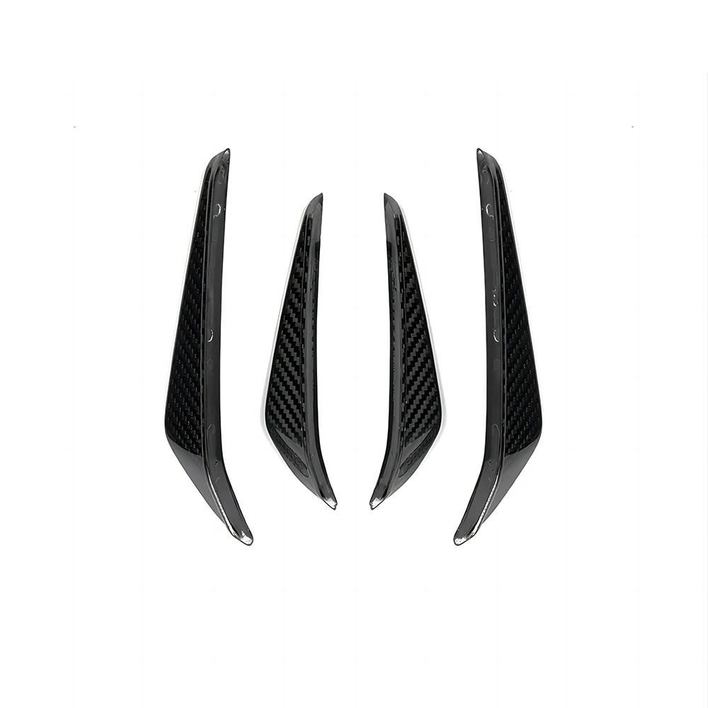 

Dry Carbon Fiber Front Bumper Side Canards For BMW 20-23 G80 G82 G83 M3 M4 MP Style Splitter Add On Sticker