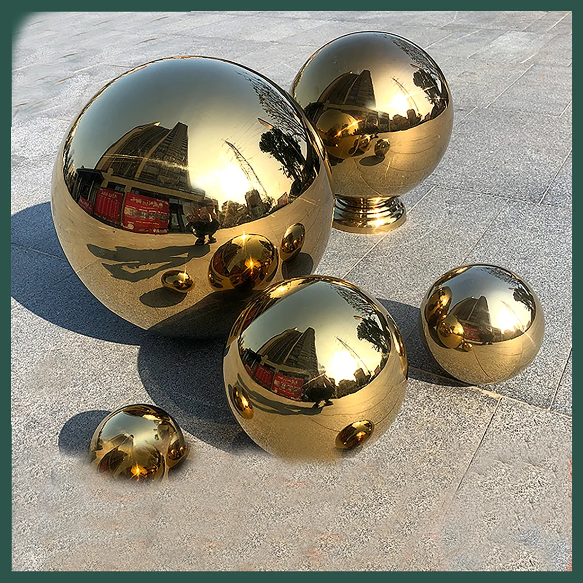 1 шт. титановый золотистый шар толщина 32-200 мм 0 5