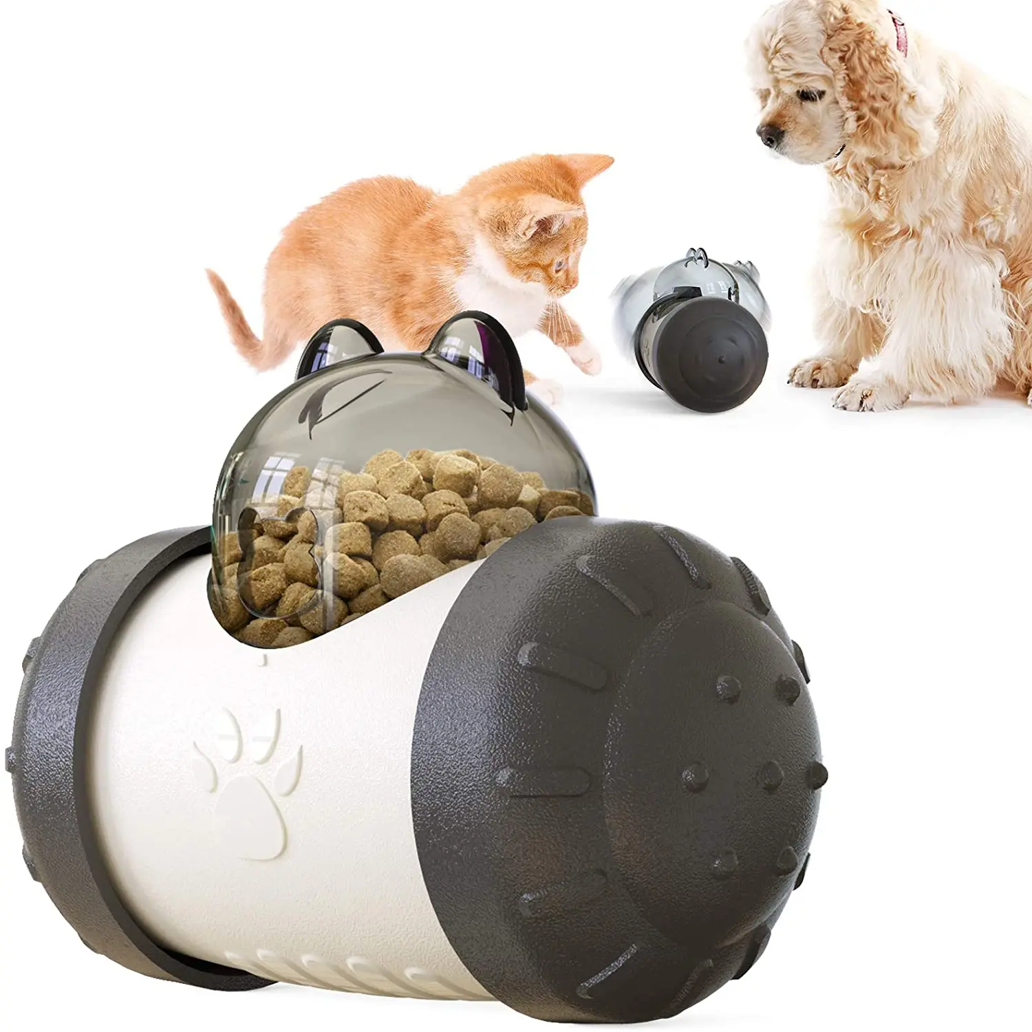 

Ulmpp Cat Toys Dog Balance Car Pet Leak Feeder Kitten Puppy Tumbler Slow Bowl Puzzle Toy Exercise Game Feeding Dog Accessories