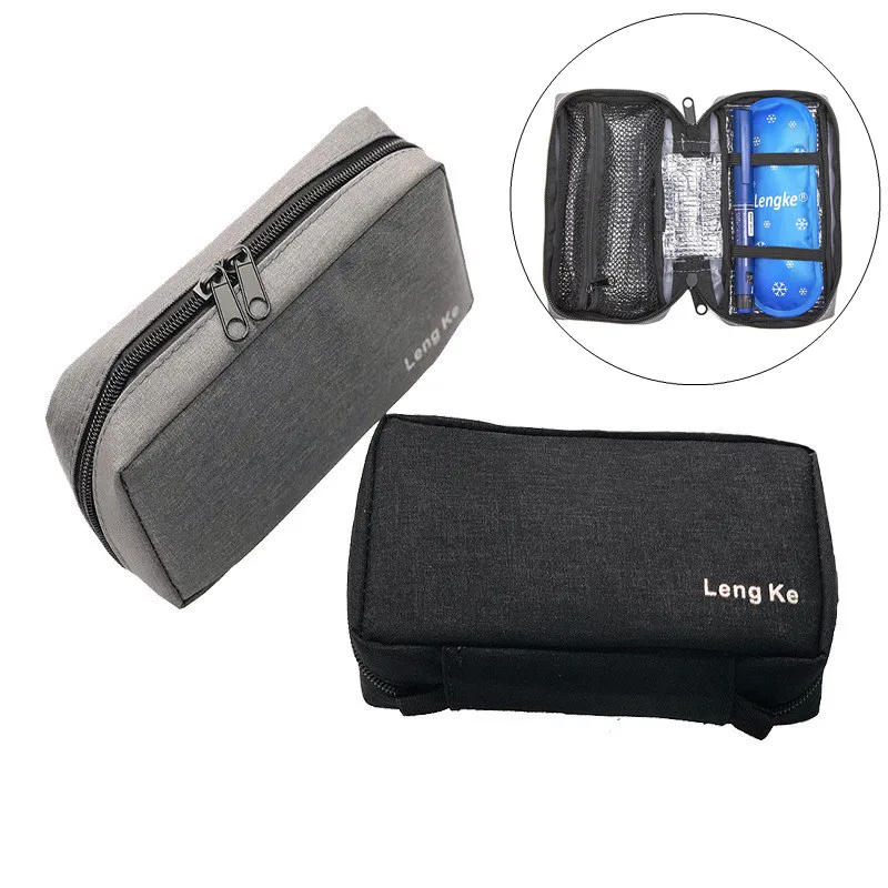 

Сумка-холодильник для инсулина, портативная Фотосумка для путешествий, женская сумка-холодильник из ткани Оксфорд, сумка для льда из алюминиевой фольги