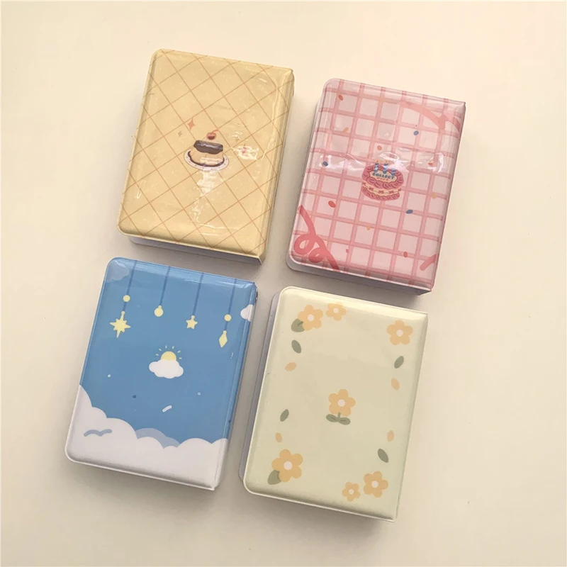 

Transparent Photo Album Mini Flower Hollow Out Album Photo Card Train Ticket Card Collection Book Jewelry Card Album