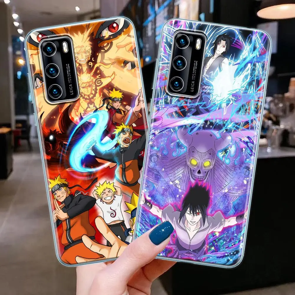 

Naruto Japanese Anime Clear Silicone Phone Case For Huawei P30 P40 P20 Lite P50 Pro P Smart Z 2019 Soft TPU Back Cover