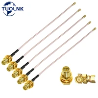 5packufl sma u flipx to rp sma female pigtail coaxial low loss cable extension antenna coax cable rg178