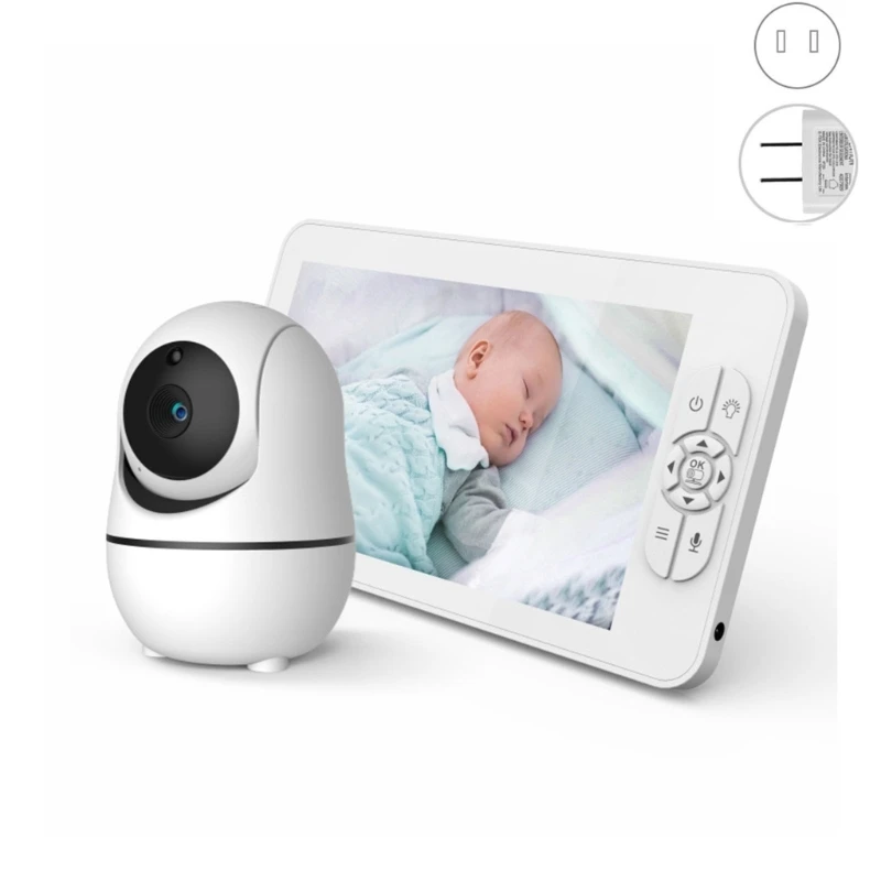 

Baby Monitor 7.0'' Display Two-Way Audio-Talk Video Baby Monitor with Camera Night-Vision 492ft Range Baby Monitor