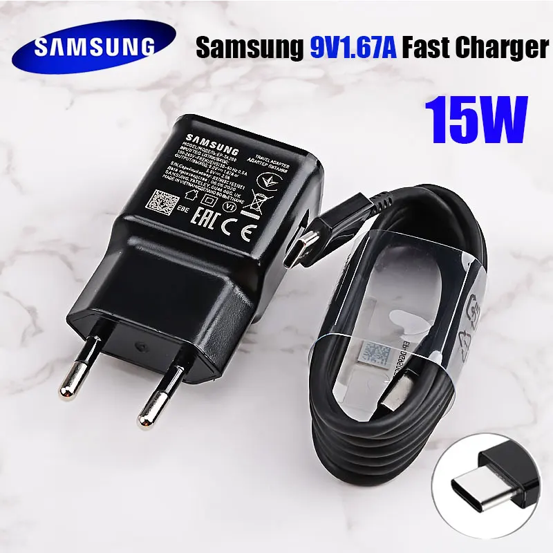 Быстрое зарядное устройство 9 В/1 67 А зарядный адаптер usb c кабель для Samsung galaxy A52 A50
