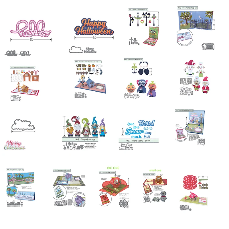 

2023 New Metal Cutting Die For Scrapbook Practice Photo Album Decoration Process Craft Die Stamp