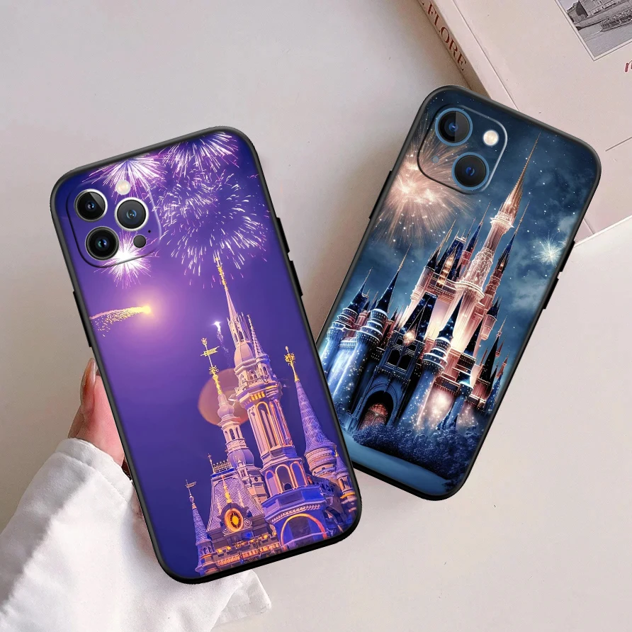 Новый высококачественный чехол-накладка DS4 Disney Castle World для iPhone SE X XS XR 16E 17 11 Pro Max 8 7 6 6s Plus Air (art.: 3920dad940bed) - 3920dad940bed