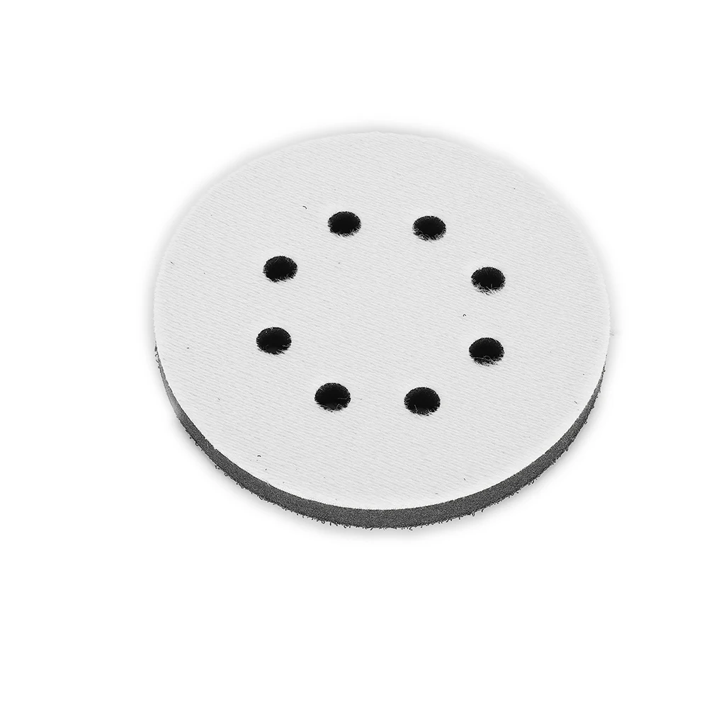 

2PCS Sponge Interface Pad 5 Inch(125Mm) 8-Hole For Sanding Pads And Hook Loop Sanding Discs Surface Polishing Abrasive Tools