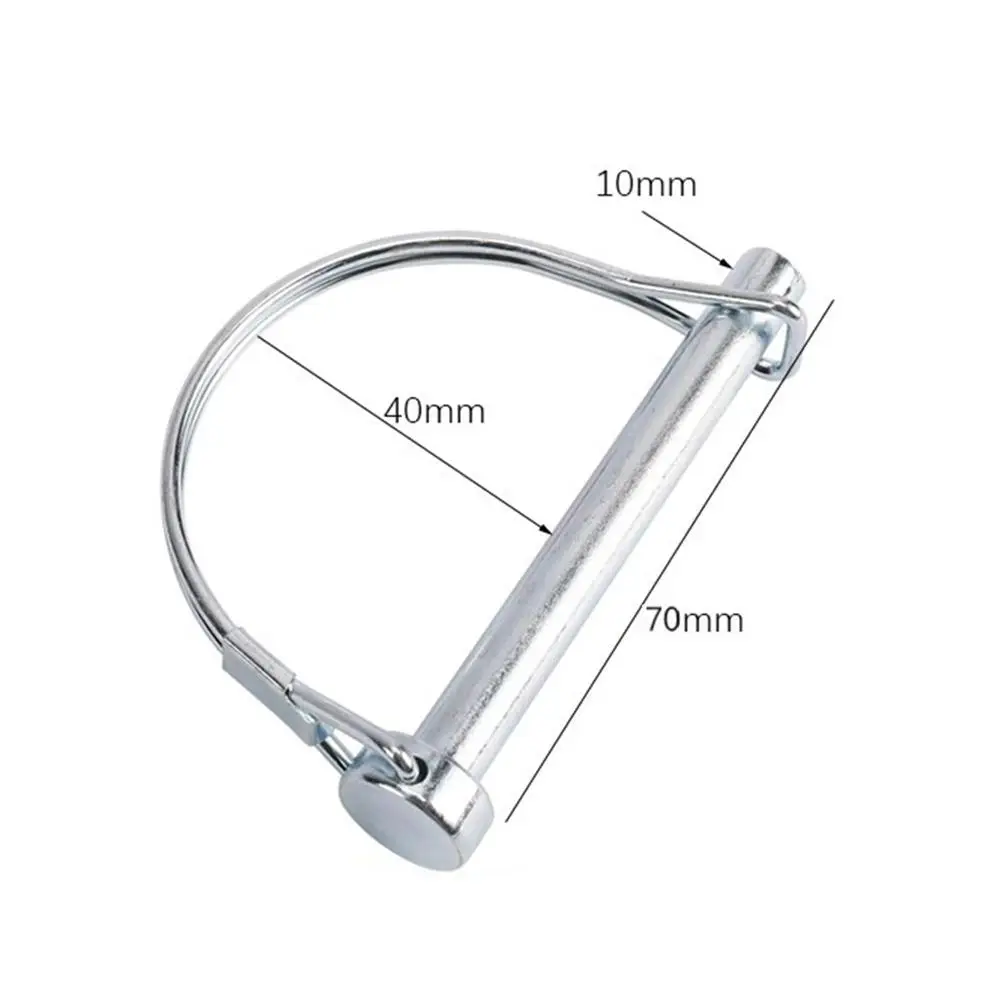 Прицеп RV U-образный безопасный штифт 3/8 дюйма 90 ° Фиксированный стальной вал