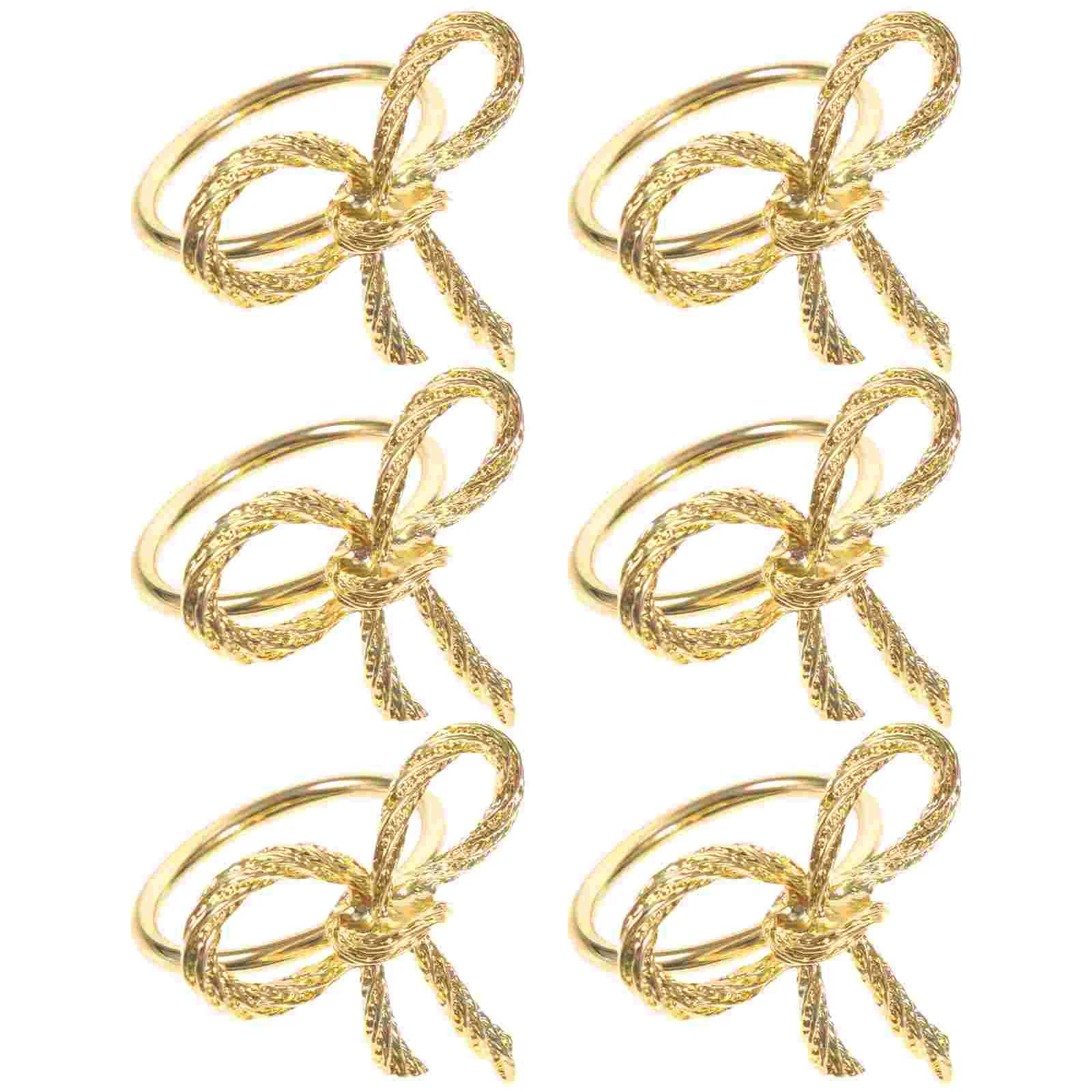

Serviette Ring Napkin Ornament Party Table Decor Dining Holder Holders Gold Dinner Napkins