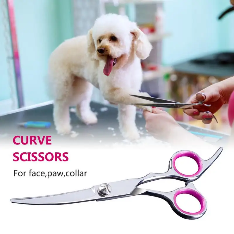 

Pcs Stainless Steel Pet Dogs Grooming Scissors Cat Hair Thinning Shear Sharp Edge Dog Cutting Kitten Animal Barber Cutting Tool