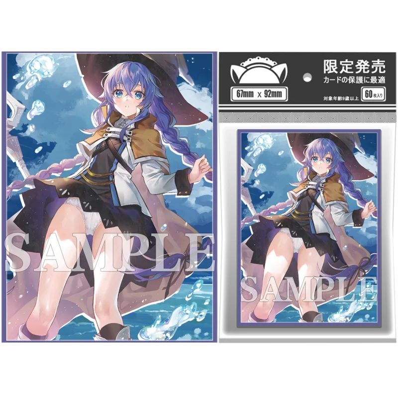 60 шт./компл. ACG карты рукав Mushoku Tensei Roxy аниме игровые персонажи лазерная версия