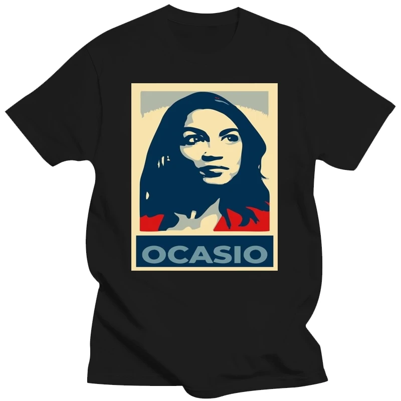 Женская футболка Alexandria Ocasio из хлопка