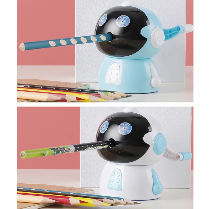 

Cartoon Pencil Sharpener Portable Manual Sharpener Pencil Sharpening Tools Fit for Various Wooden Pencils Sketch Pencils K1KF
