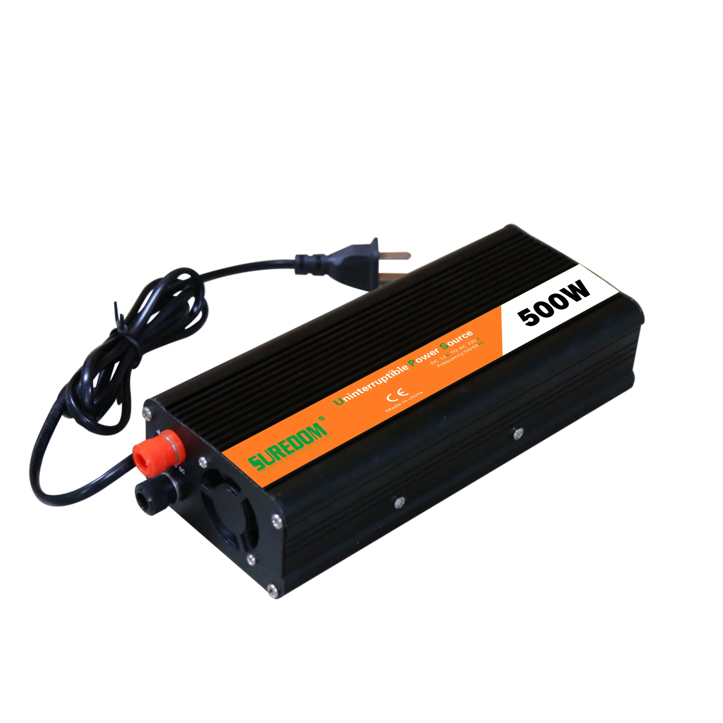 SUREDOM  500W Peak 1000W  DC to AC Power  Inverter 12V/24V TO 220V Automatic  UPS  10 Amps