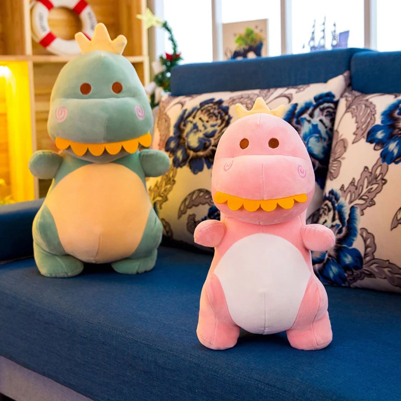 

Кукла динозавр плюшевая, милая супермягкая мультяшная Набивная игрушка-Зверюшка, Детская кукла-объятия, Подушка для сна, домашний декор