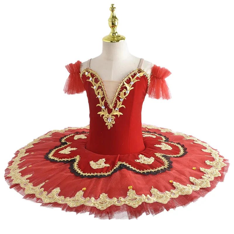 Женская Черная профессиональная балетная юбка-пачка для детей и взрослых