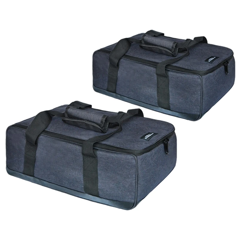 

Outdoor Picnic Tableware Storage Organizer Pot Carry Bag Camping Cookware Bag