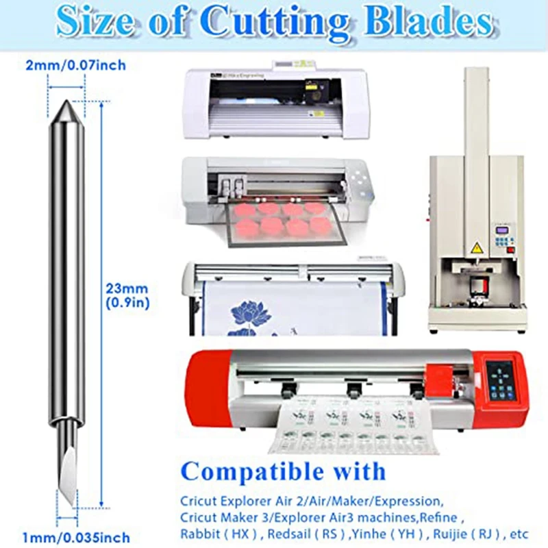 

80PCS Replacement Blades For Cricut Blades For Explore Air 2/Air 3/Maker/Maker 3/Expression