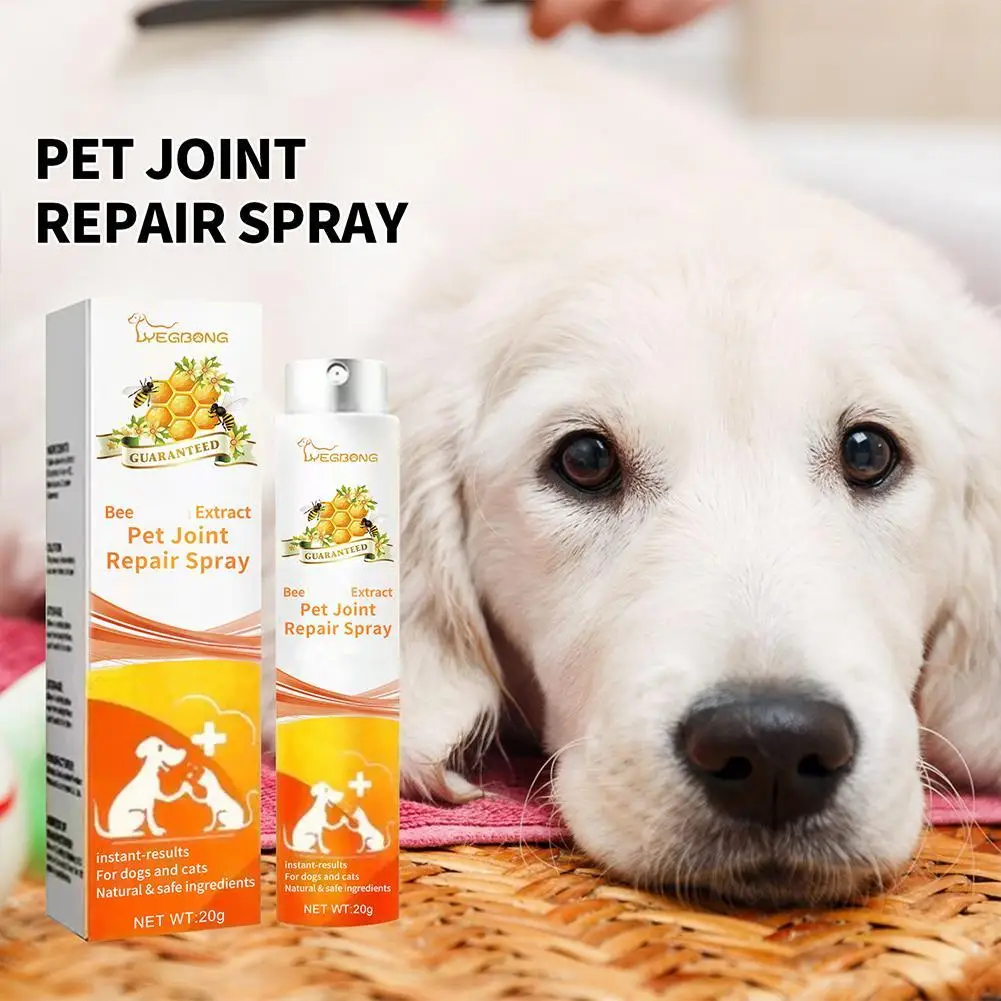 

20g Joint Spray for Dogs Liquid Soothing Joint Spray Natural Pet Joint Repair Spray for Strength & Flexibility Pet Bone Care
