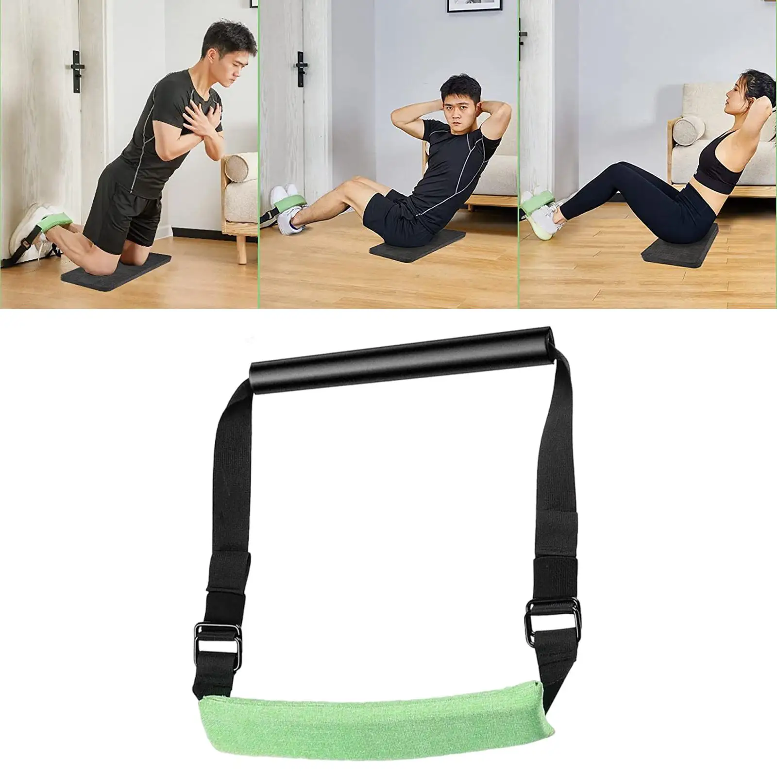 

Door Bed Hamstring Strap Exercise Ab Leg Abdominal Padded Ankle Bar