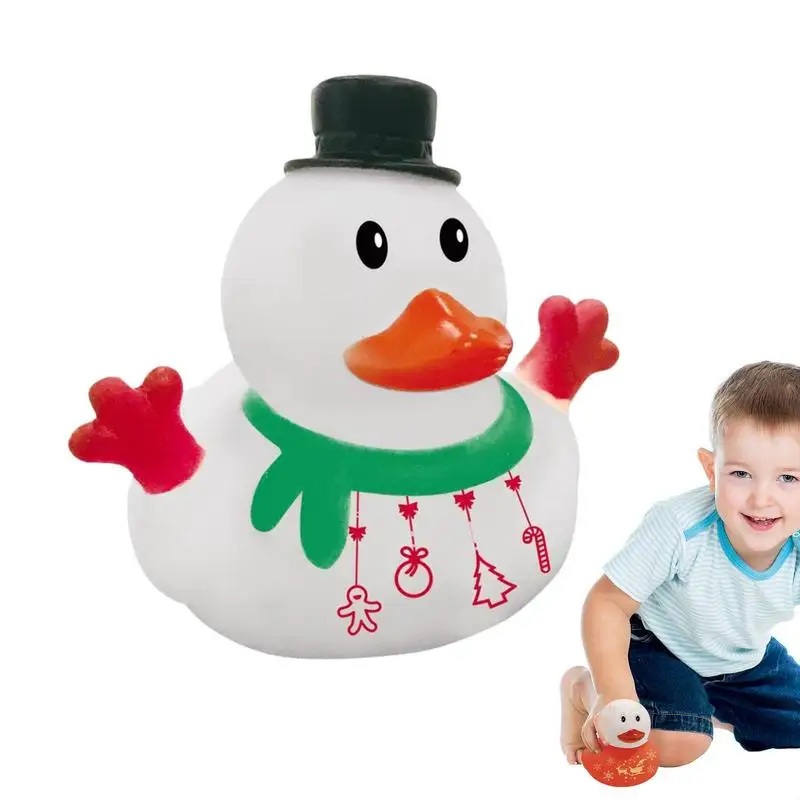 

Cute Christmas Duck Fun Duck Bath Toys Kids Shower Bath Toy Gifts Baby Birthday Party Gifts Decorations For Kids Boys Girls