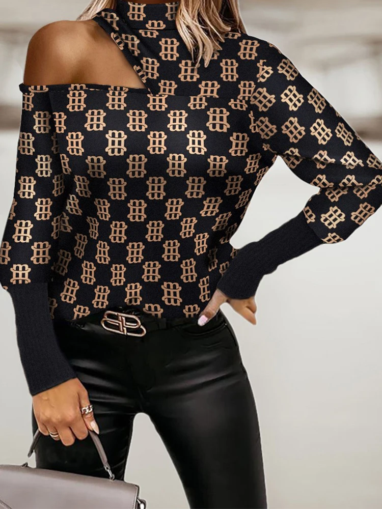 

Fashion Woman TOP 2022 Y2k Clothes Letter Print Cold Shoulder Top My Orders Casual Ropa Mujer T Shirt Femme
