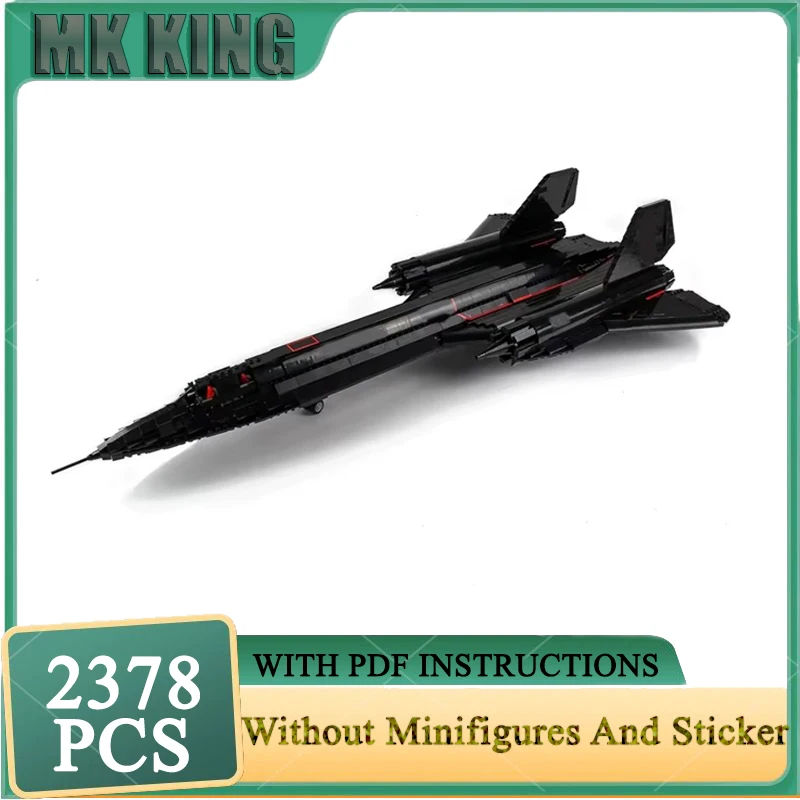 Модель самолета SR-71 Blackbird из конструкторов