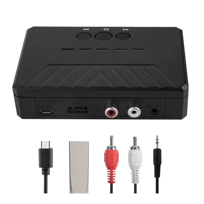 

NFC Transmitter Receiver Adapter Type-C 3.5mm Adapter 5V DC Support Tf Card U Disk with Low Latency Type-C