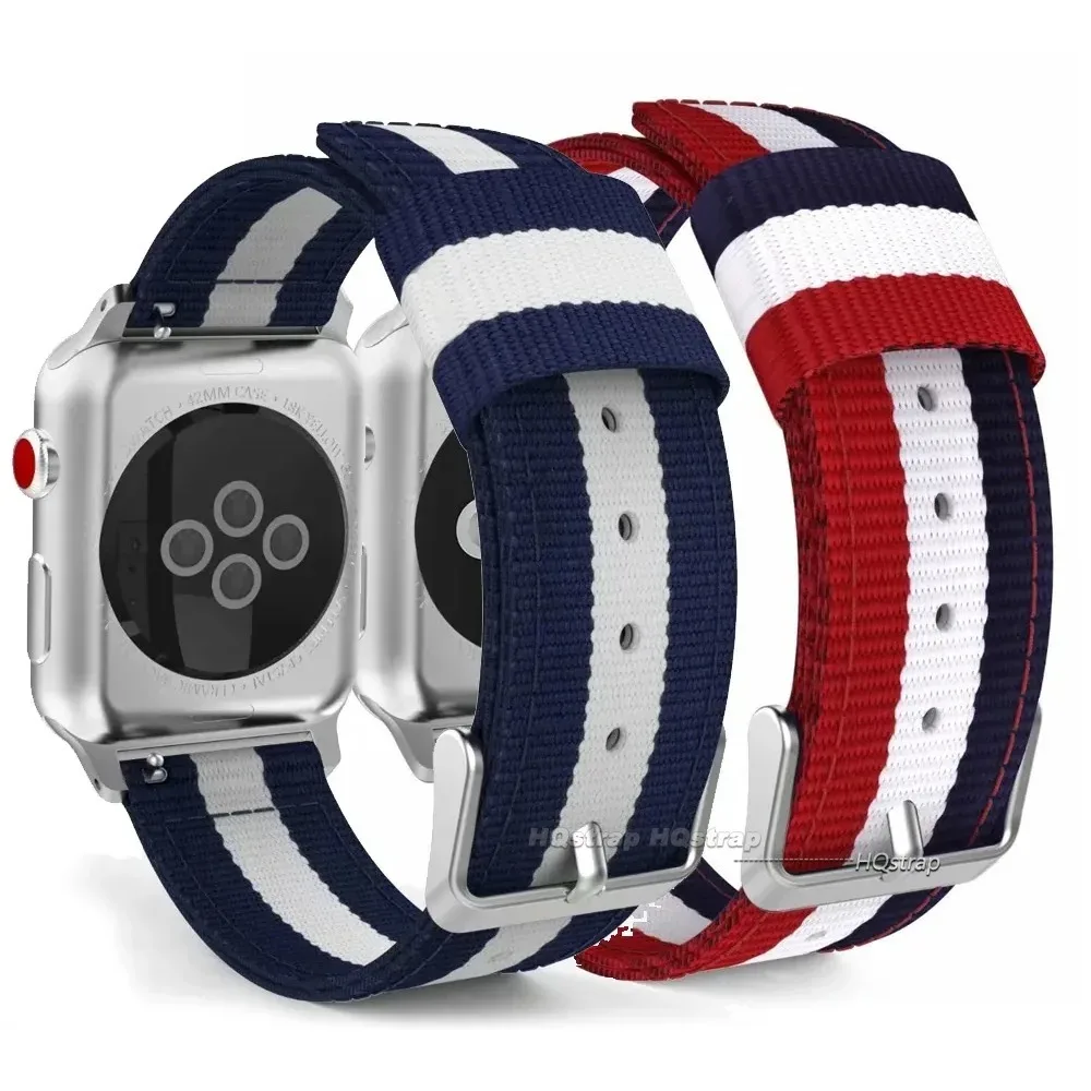 Нейлоновый Ремешок Для Часов Apple Watch Спортивный Браслет