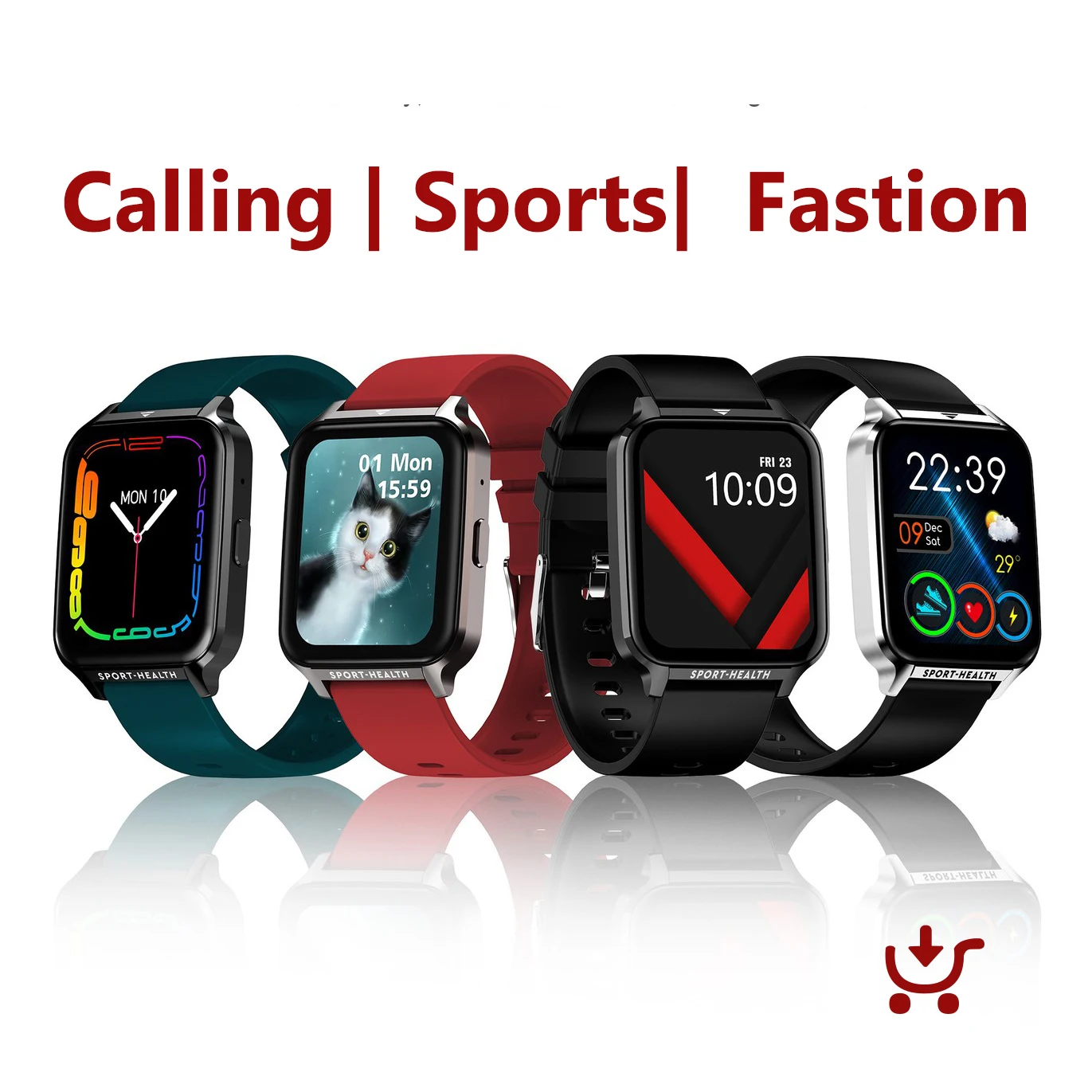 

Brand Fashion Smart Wristband Multifunctional Blood Pressure Blood Oxygen Smart Watch for Women Reloj Inteligente Hombre