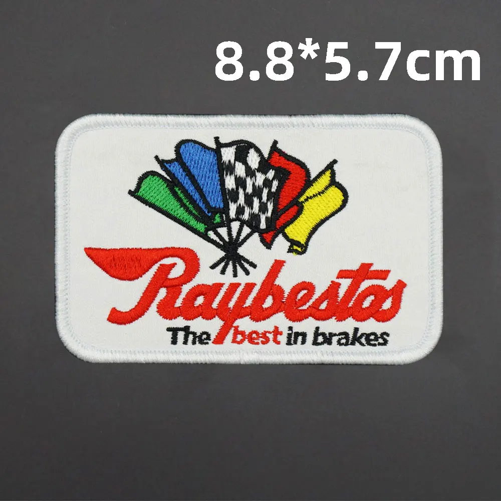 Гоночные грузовики мотоцикл значок вышитые патчи с крючком подложка