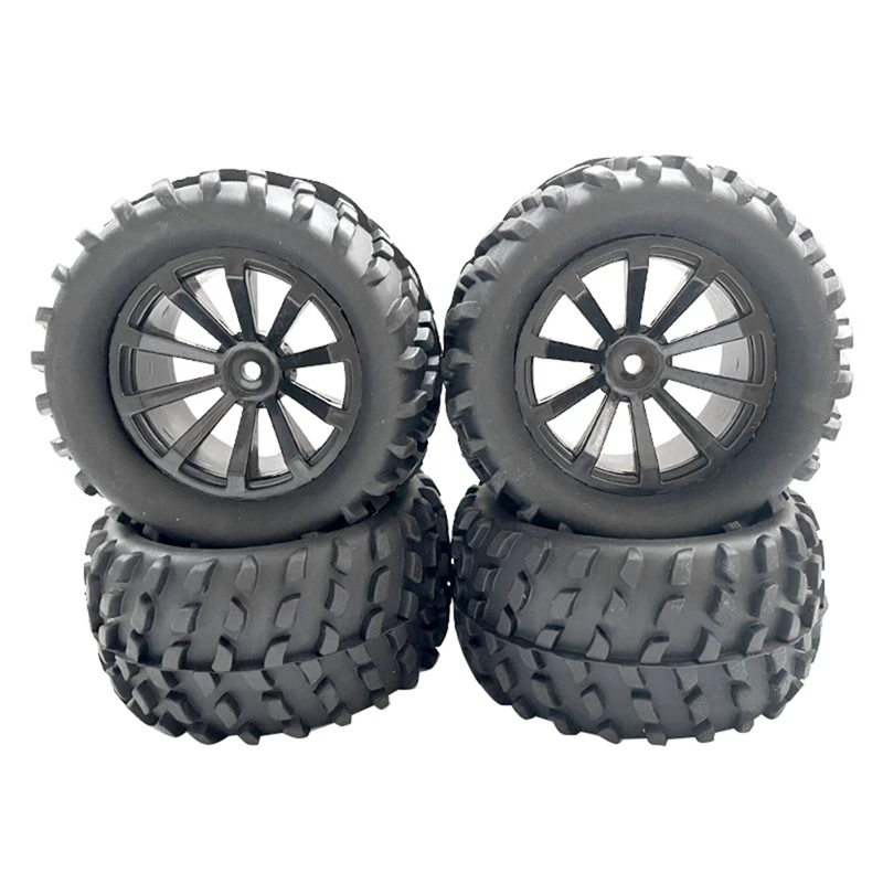 

4 шт. 82 мм резиновая шина 12 мм Шестигранная для Wltoys 144001 144010 124007 124016 124017 124019 12428 104001 авто на дистанционном управлении