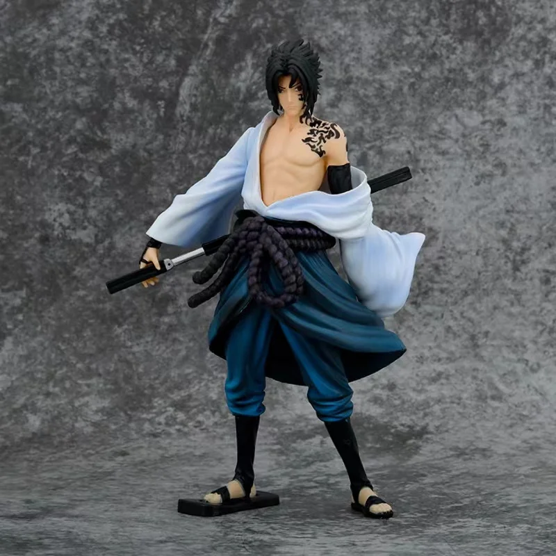 

Naruto Shippuden GK Uchiha Sasuke Anime Action Figure Model 24CM Curse Seal Sasuke Figurines Manga Statue Figma Collectible Toys