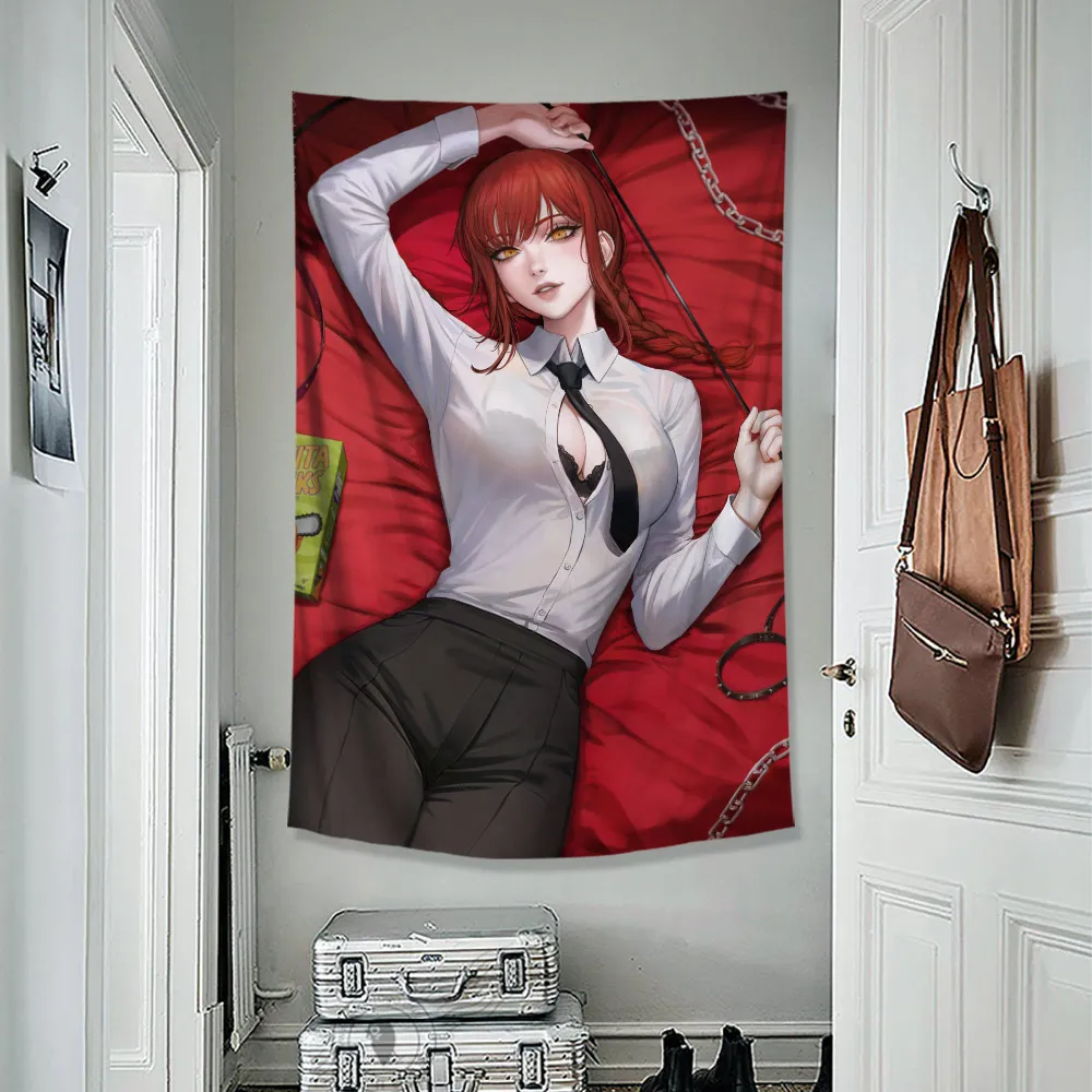 Настенный гобелен с аниме принтом