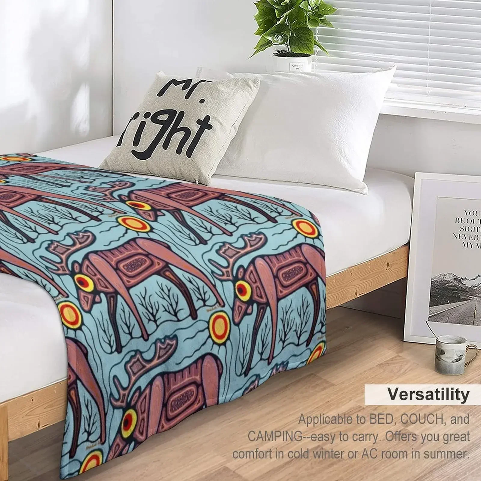 Одеяло Mooz теплое гигантское одеяло для дивана