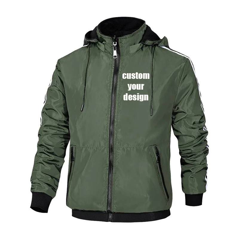 

Индивидуальная трендовая двухсторонняя пригодная для носки куртка мужская уличная одежда ветрозащитная теплая куртка с капюшоном модная облегающая деловая