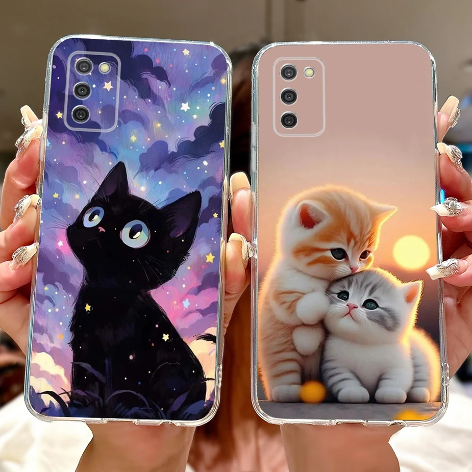 Чехол для Samsung Galaxy A03s чехол с рисунком бабочки мягкий силиконовый телефона A03 Core