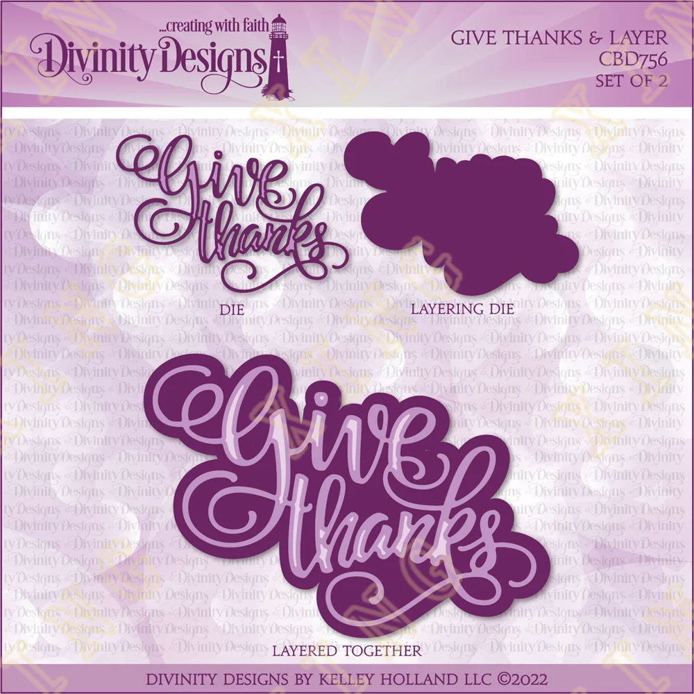 

Give Thanks Layer Metal Cutting Dies Scrapbook Diary Decoration Embossing Cut Die Template Diy Make Card Album 2022 New Arrival