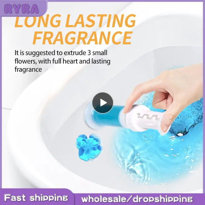

Flower Aromatic Toilet Gel Toilet Deodorant Cleaner Toilet Fragrance Remove Odors And Leave No Traces Household Cleaning Tools