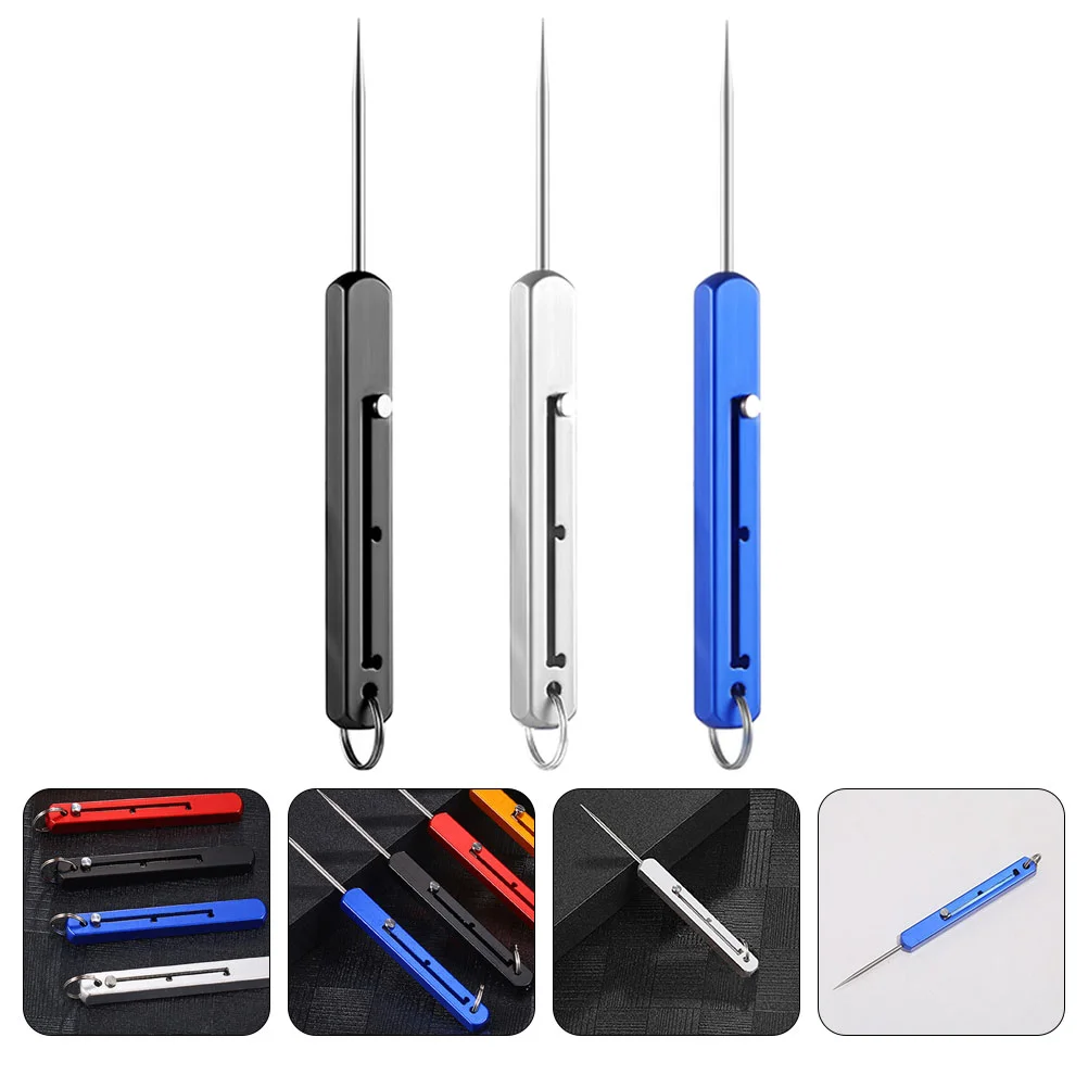 

Integrated Toothpick Metal Toothpicks Portable Teeth Cleaner Cleaning Fruit Travel Dessert Outdoor Smooth Flexible