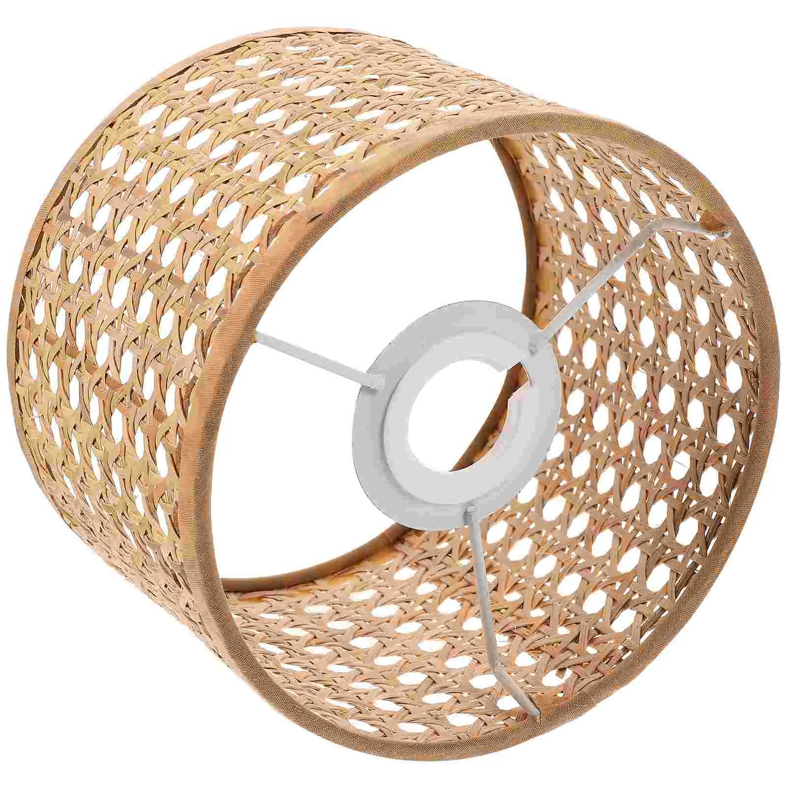

Lamp Shade E27/E14 Rattan Lampshade Rustic Table Lamp Shade Lamp Cover for Home Decor