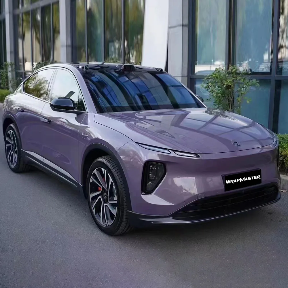 Wrapmaster 5*56ft ПЭТ глянцевая металлическая спиртная фиолетовая обертывания для