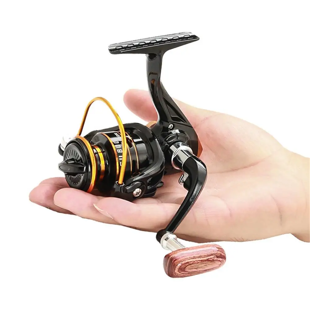 800 Type Fishing Reel Folding Rocker Micro Spinning Wheel Fishing Accessories Freshwater Saltwater Spinning Reel